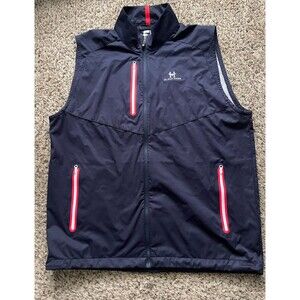 Footjoy Black Hawk Country Club Vest Mens Large Full Zip Golf